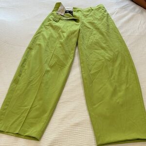 The Attico casual pants Lime green